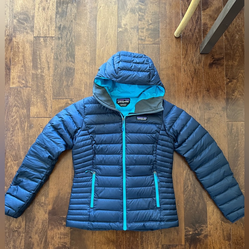 Patagonia Down Sweater Hooded Puffer Jacket